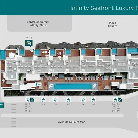 Infinity 1-7 Luxe Sea View 2b פאלם-מאר